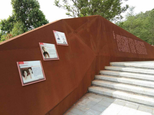 南宁耐候钢挡土墙